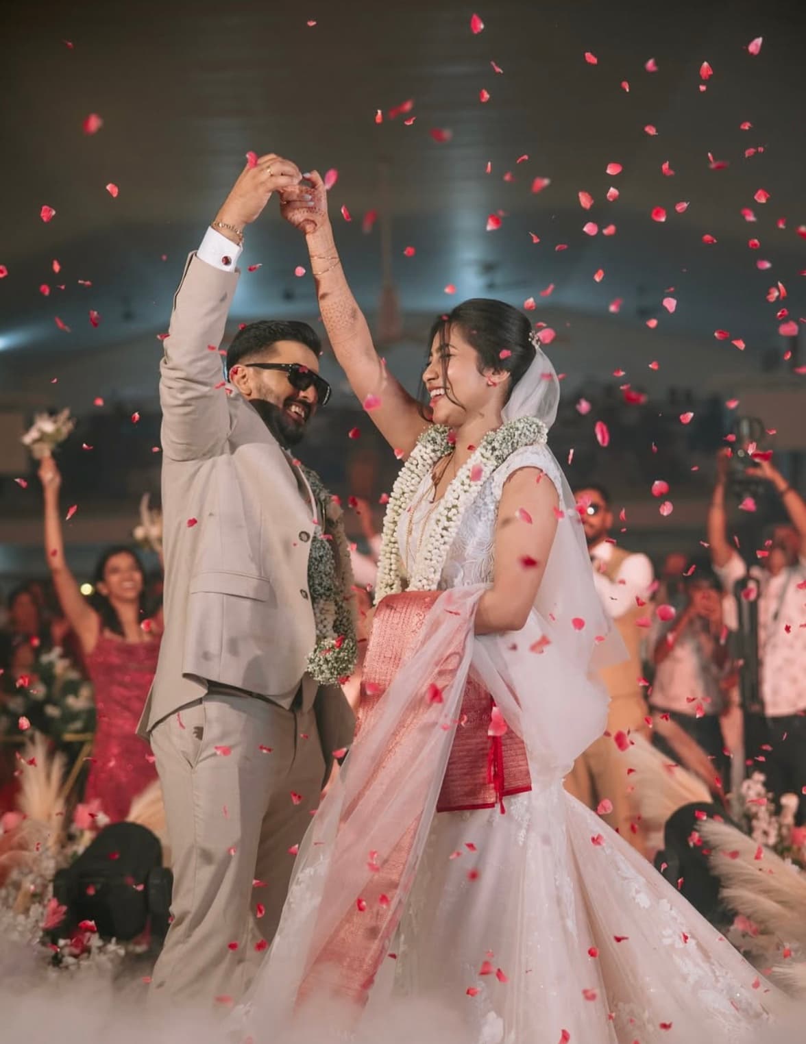 Rose-Petal Wedding Celebration