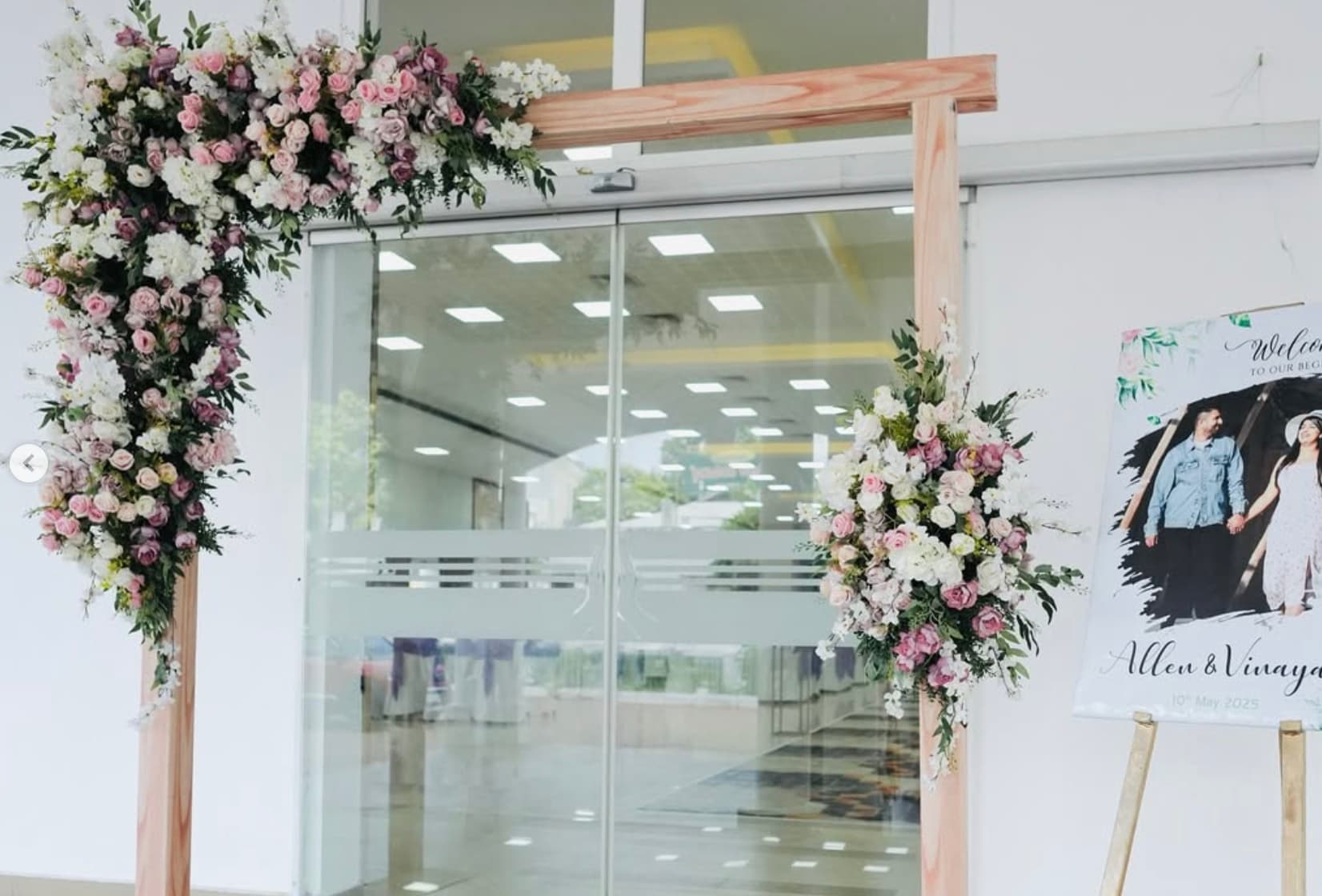 Floral Welcome Arch