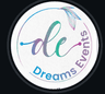 Dreams Event management & Decorations Light Logo